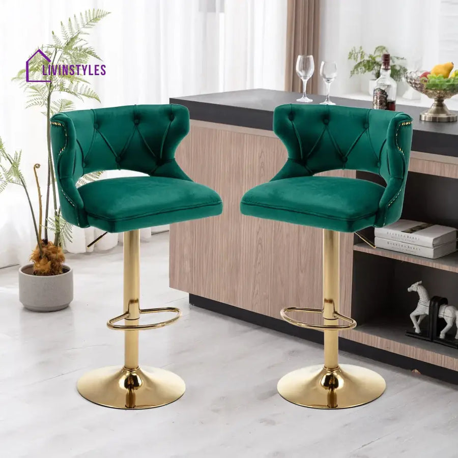 Rishi Green Verona Bar Stool