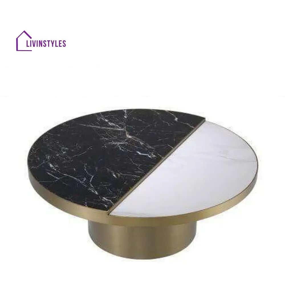 Ritika Double Marble Top Coffee Table For Living Room