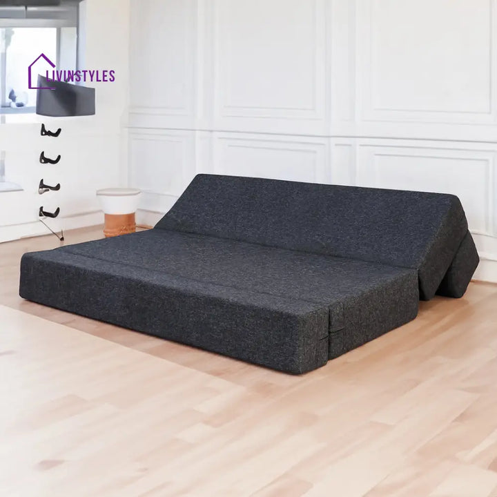 Riya Jute Sofa Bed Dark Grey | 6 X Three Seater