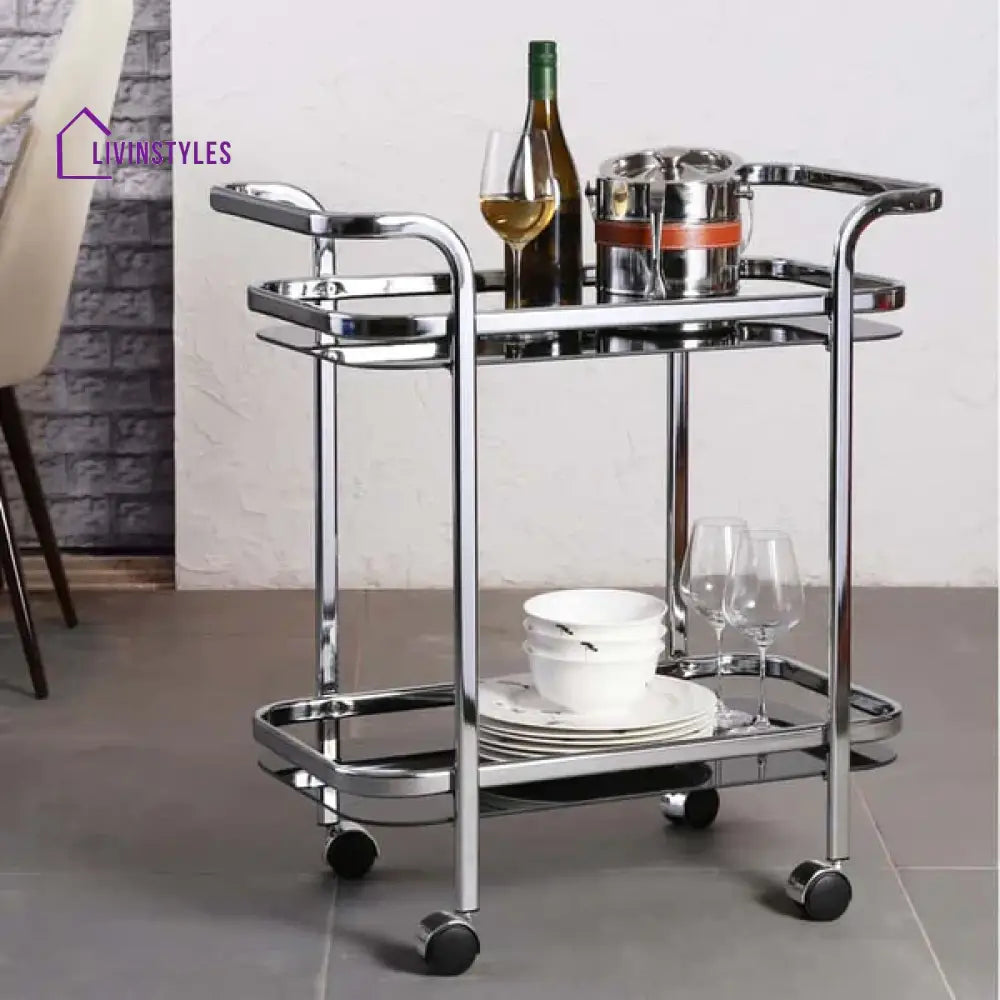 Riya Metal Serving Trolley