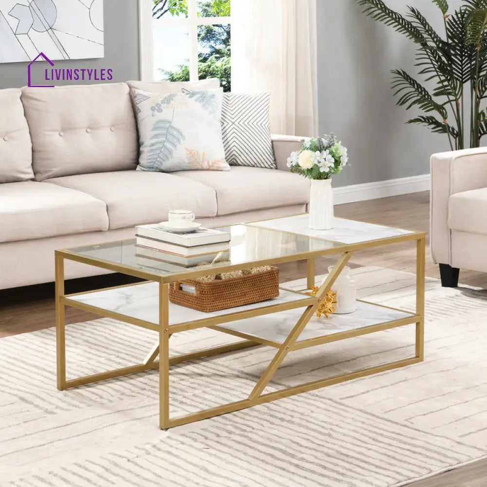 Rohan Metal Coffee Table For Living Room