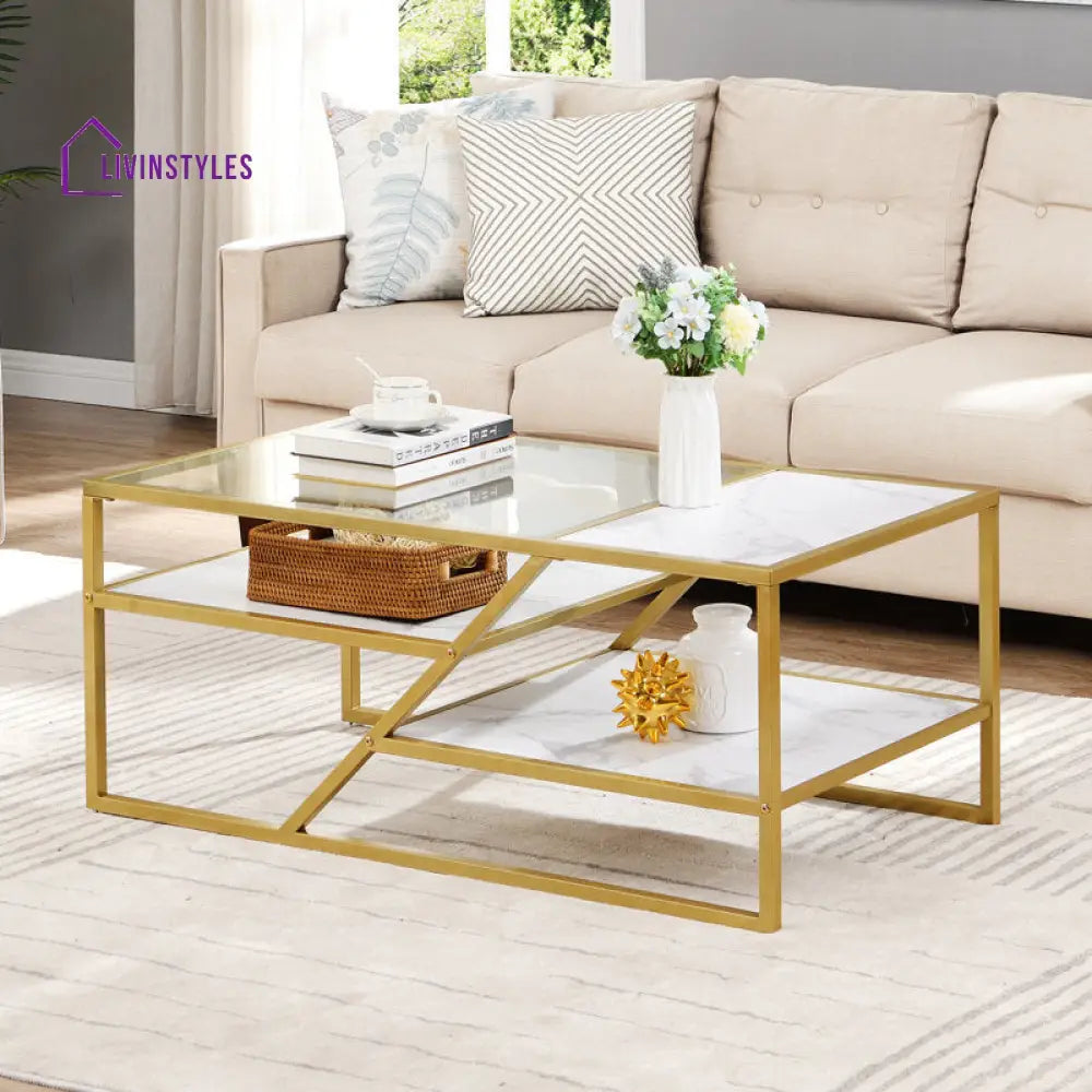 Rohan Metal Coffee Table For Living Room