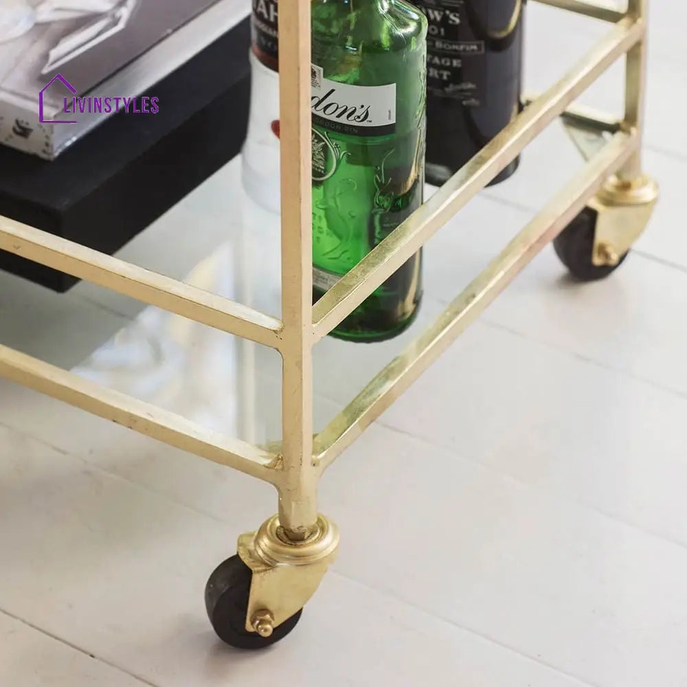 Rohini Metal Kitchen Trolley`