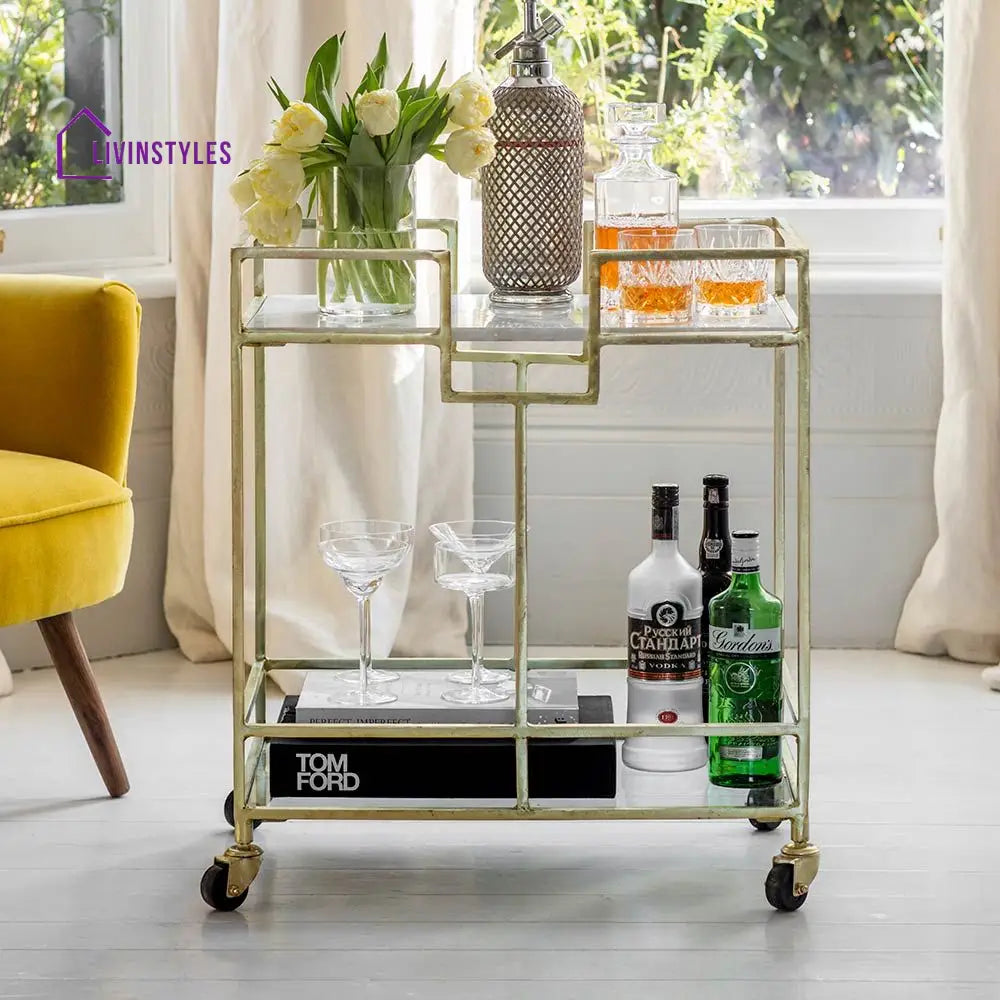 Rohini Metal Kitchen Trolley`