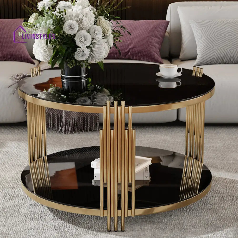 Rohit Metal Coffee Table For Living Room