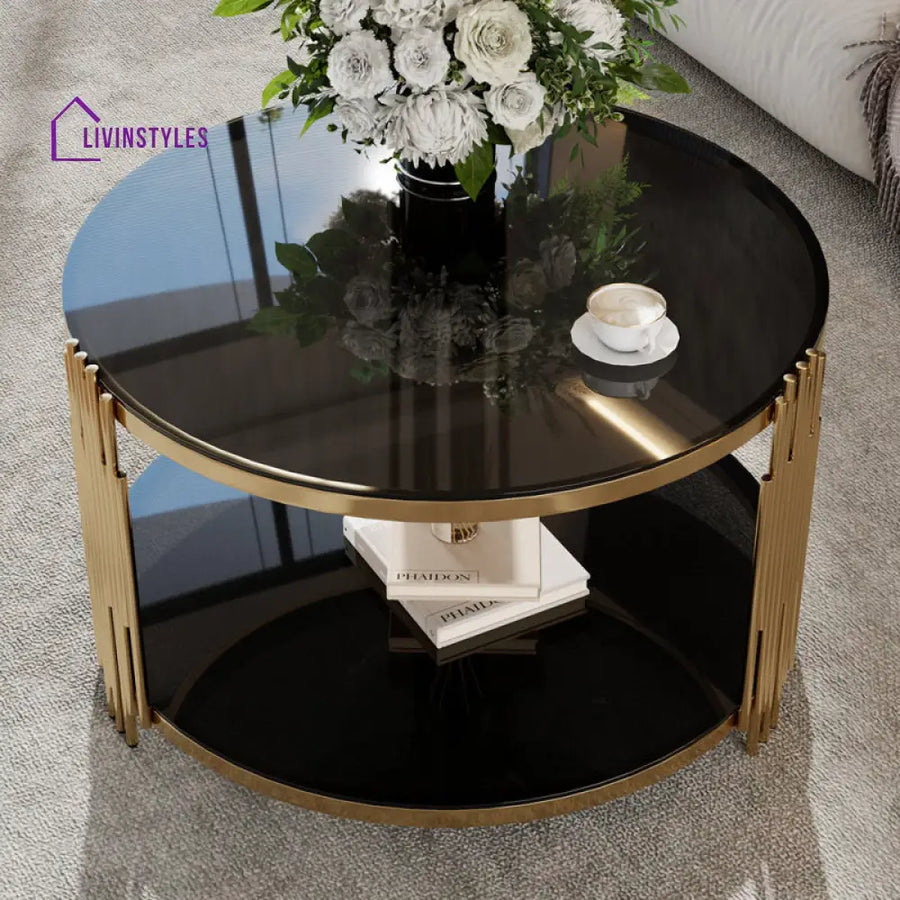 Rohit Metal Coffee Table For Living Room