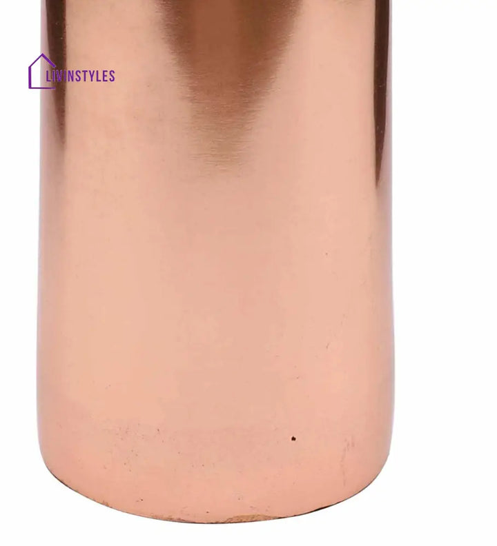 Rose Gold Champagne Large Bottle Vase Decor De Maison