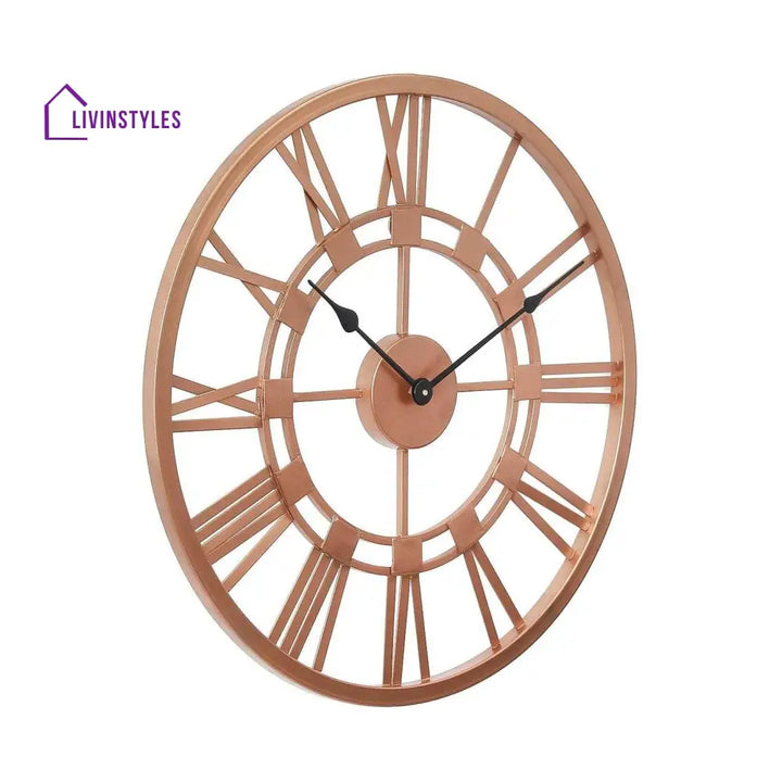 Rose Gold Designer Wall Clock