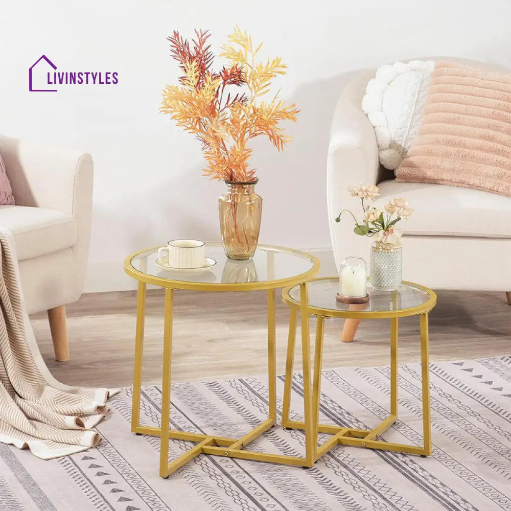 Rowan Metal Coffee Table For Living Room