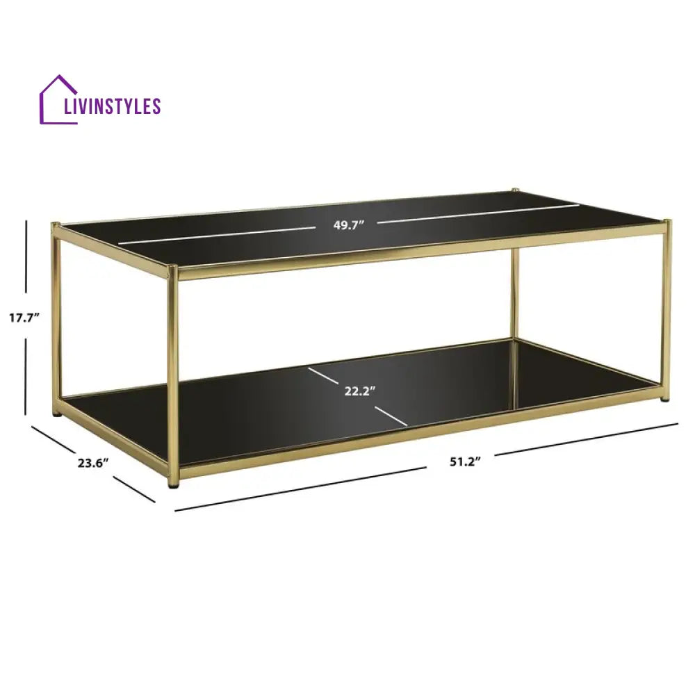 Sakshi Metal Coffee Table For Living Room