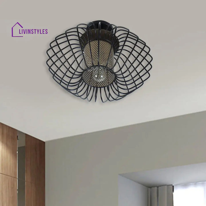 Salma 1 Head Black Mordern Chandelier By Ss Lightings Hybrid Chandeliers