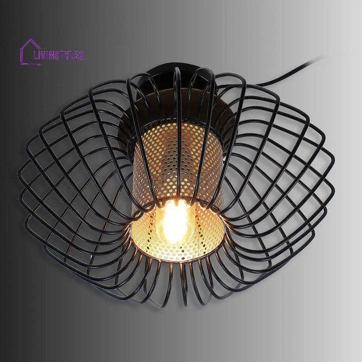 Salma 1 Head Black Mordern Chandelier By Ss Lightings Hybrid Chandeliers