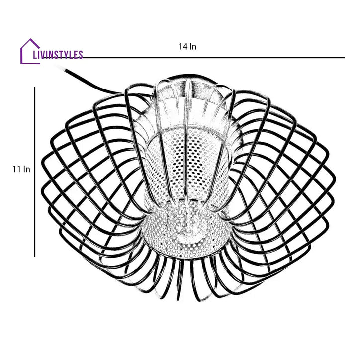 Salma 1 Head Black Mordern Chandelier By Ss Lightings Hybrid Chandeliers