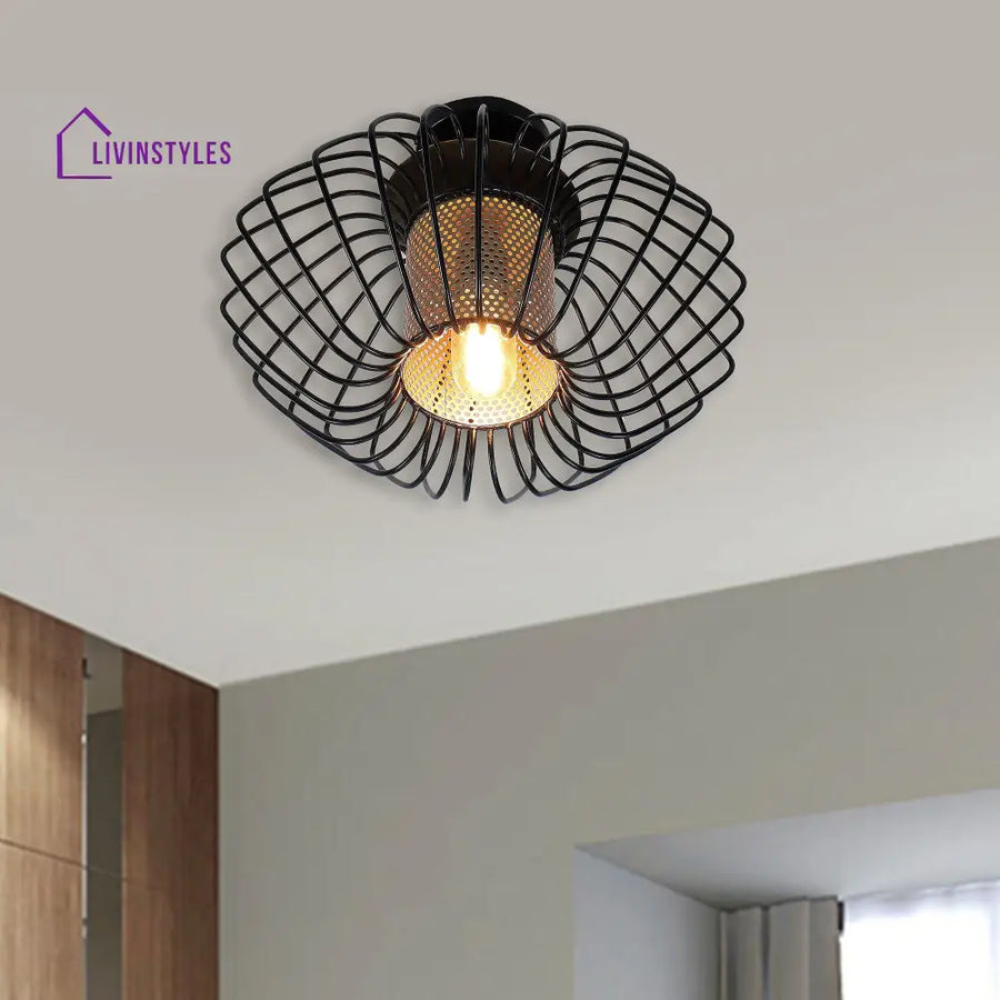 Salma 1 Head Black Mordern Chandelier By Ss Lightings Hybrid Chandeliers