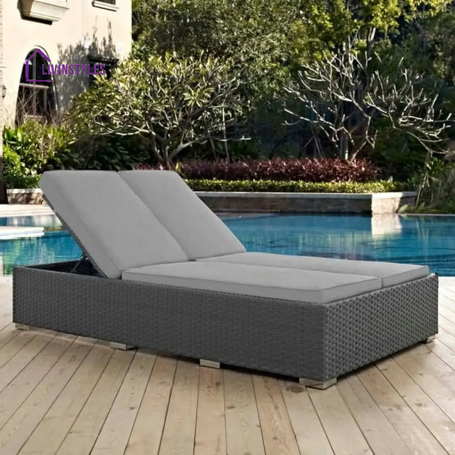 Samson Outdoor Patio Double Chaise Lounger