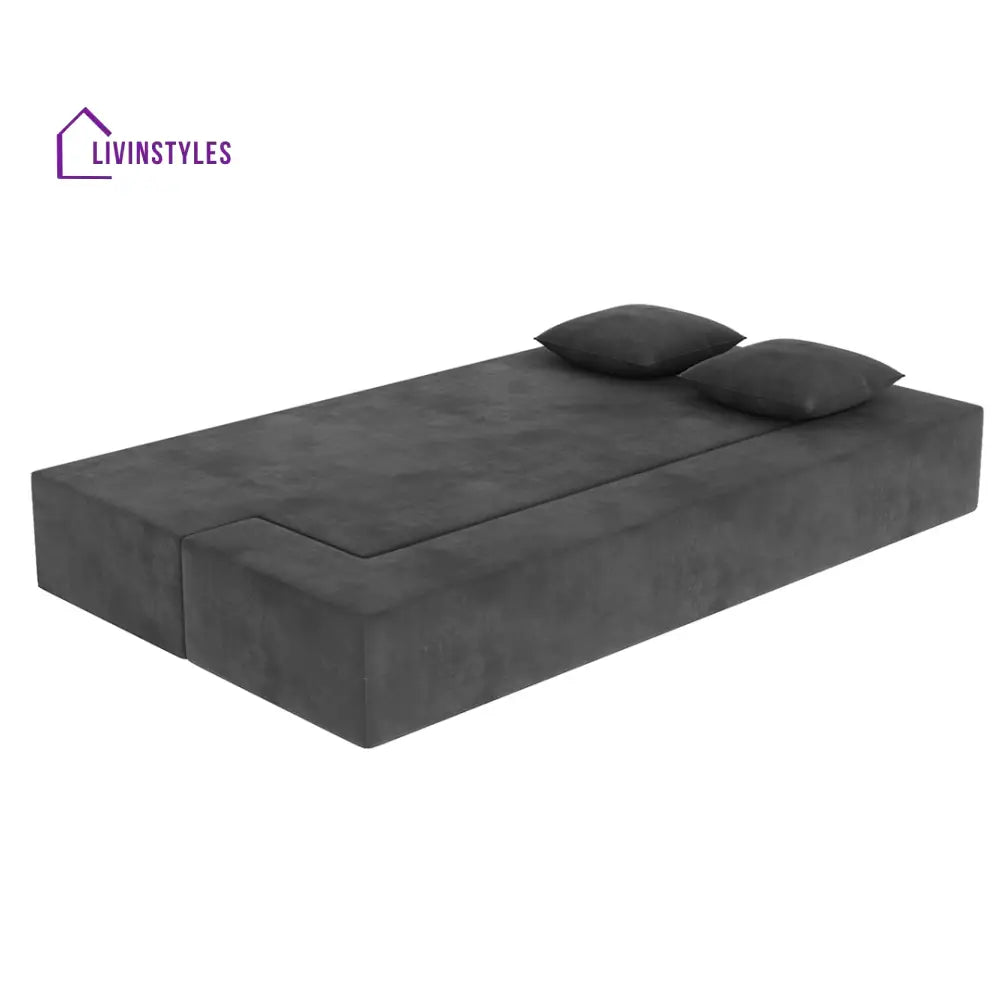 Sanya Premium Velvet 3 Seater Fabric Sofa Cum Bed