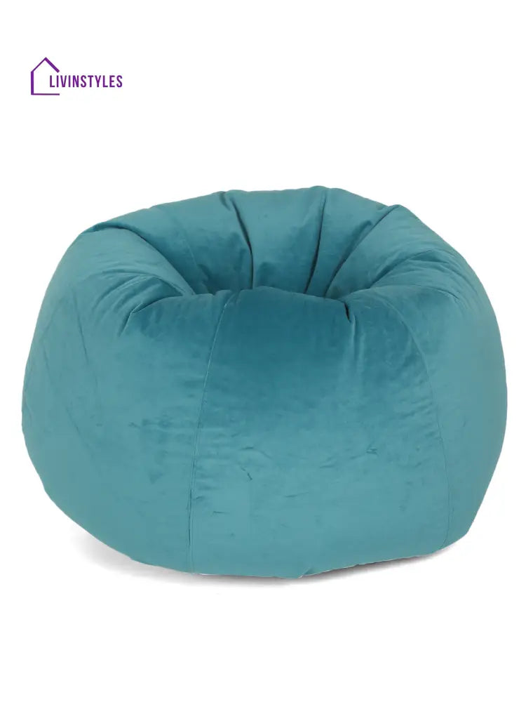 Sea Green Velvet Bean Bag Cover