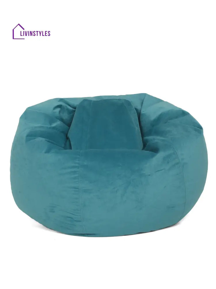 Sea Green Velvet Bean Bag Cover