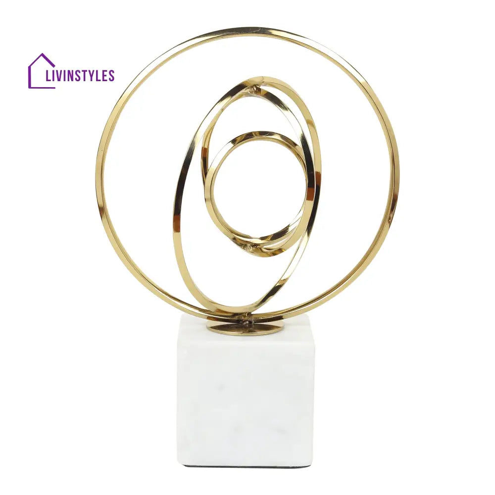 Seamless Circle Ensemble In Gold Decortive