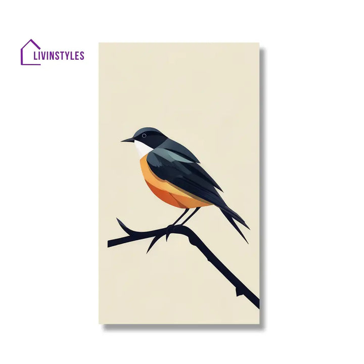 Serene Bird Wall Art Collection Set Of 4 Canvas Painting