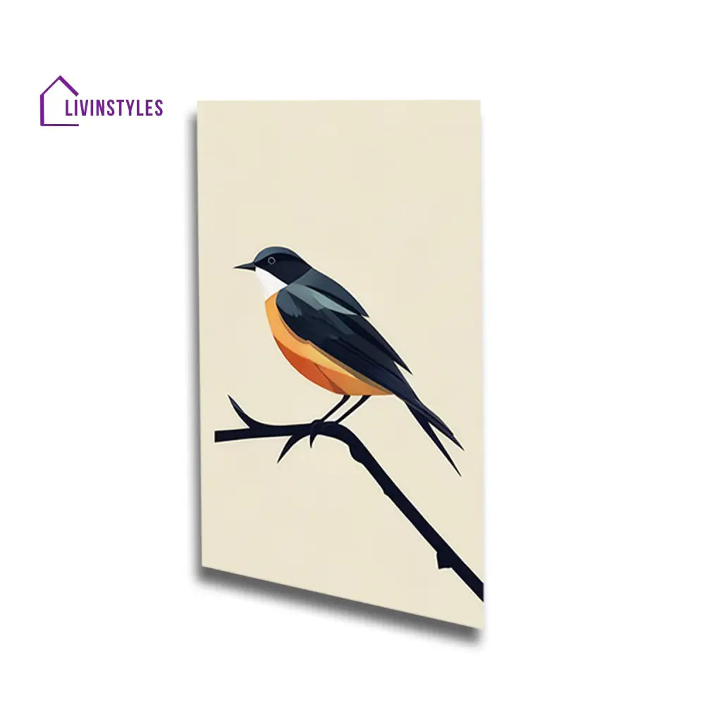 Serene Bird Wall Art Collection Set Of 4 Canvas Painting