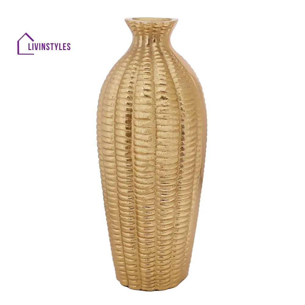 Serene Metallica Vase Gold