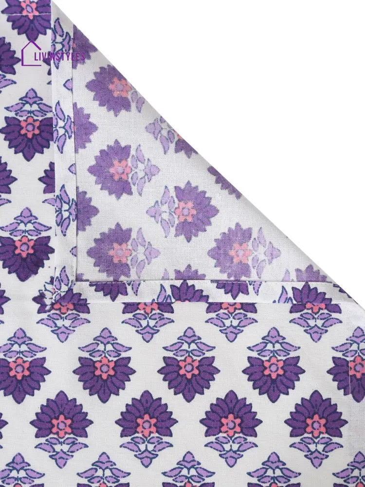 Set Of 4 Printed Cotton Apron