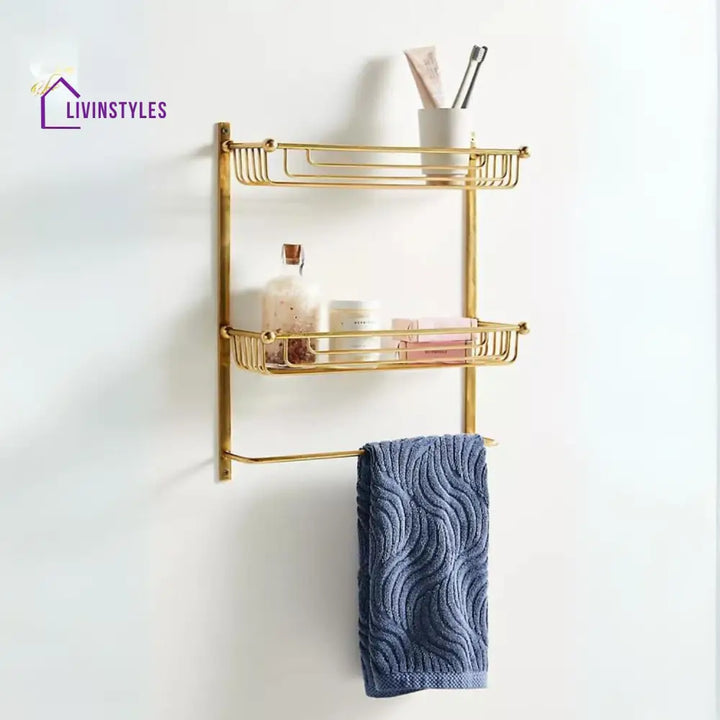 Shalini Two-Tier Bathroom Shelf