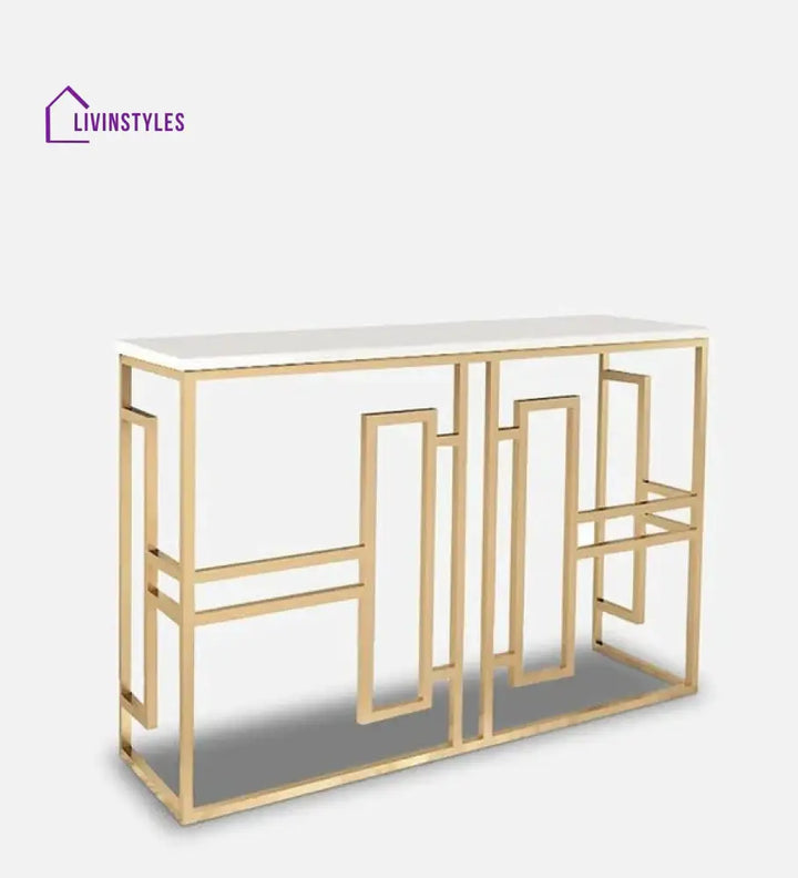 Shanvika Metal Console Table