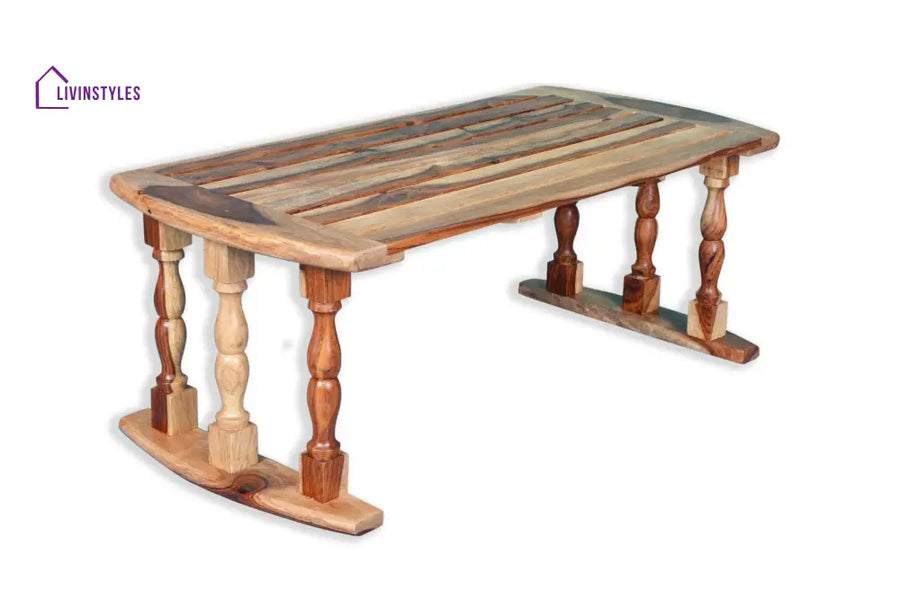 Sheesham Wood Breakfast Table | Laptop - Natural Finish