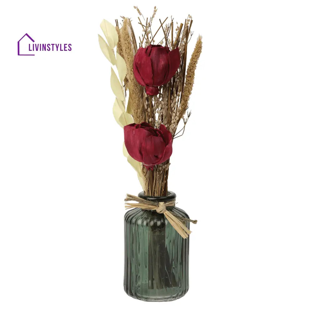 Sherrie Floral Crimson Red Aromatic Diffuser - Rose Scent