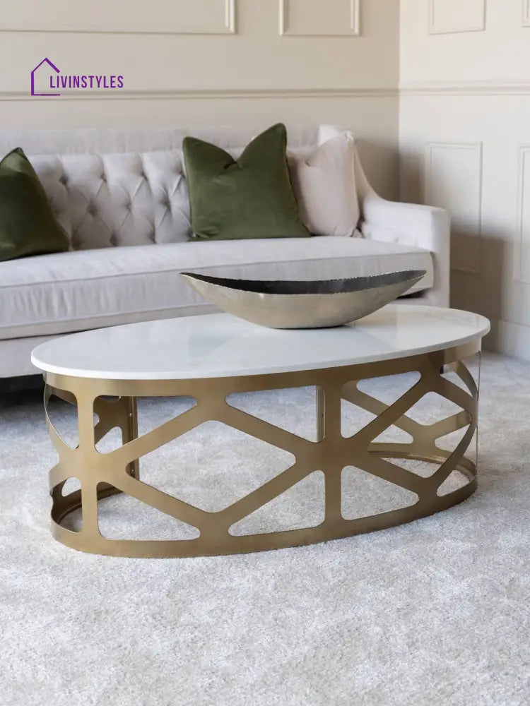 Sia Metal Coffee Table for Living Room