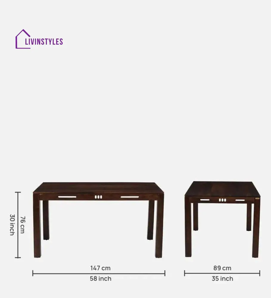 Sienna Sheesham Wood 6 Seater Dining Set Dining Set