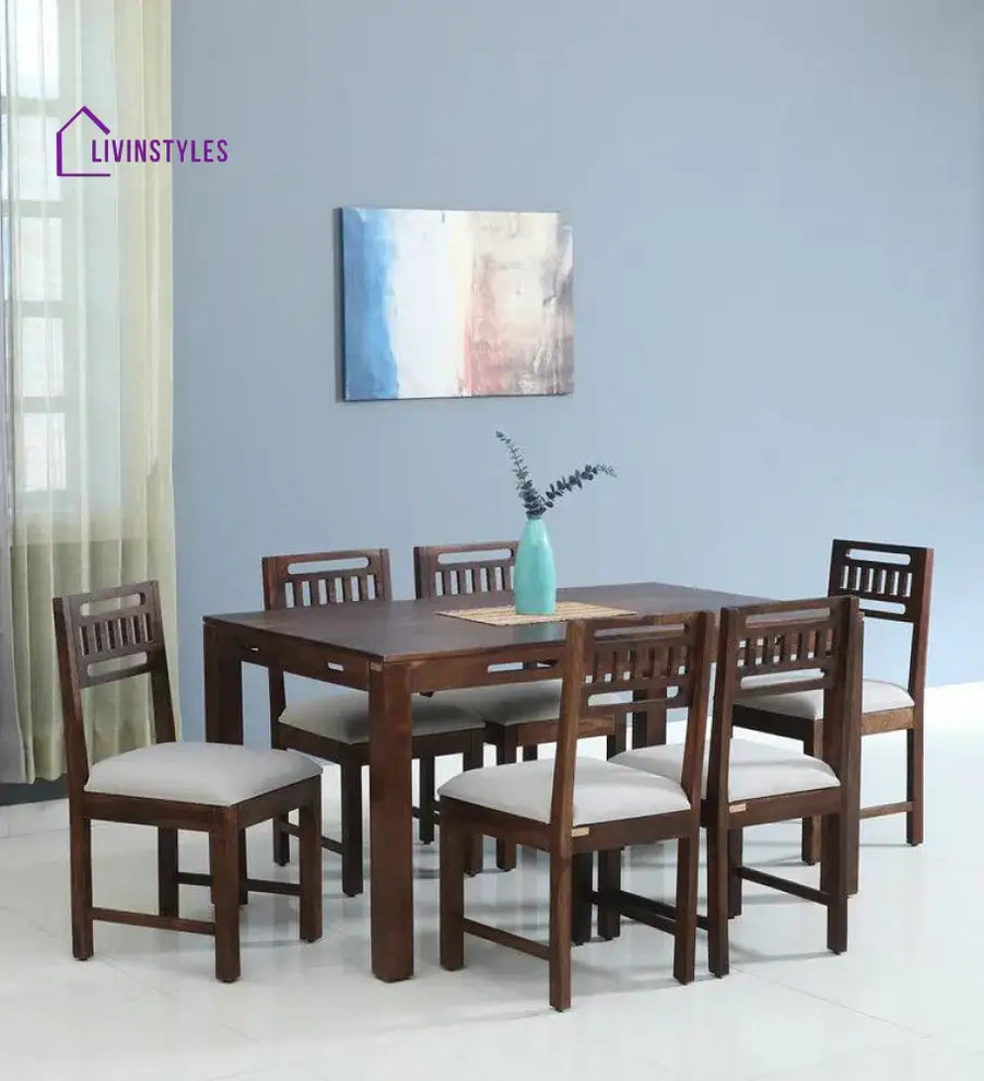 Sienna Sheesham Wood 6 Seater Dining Set Dining Set