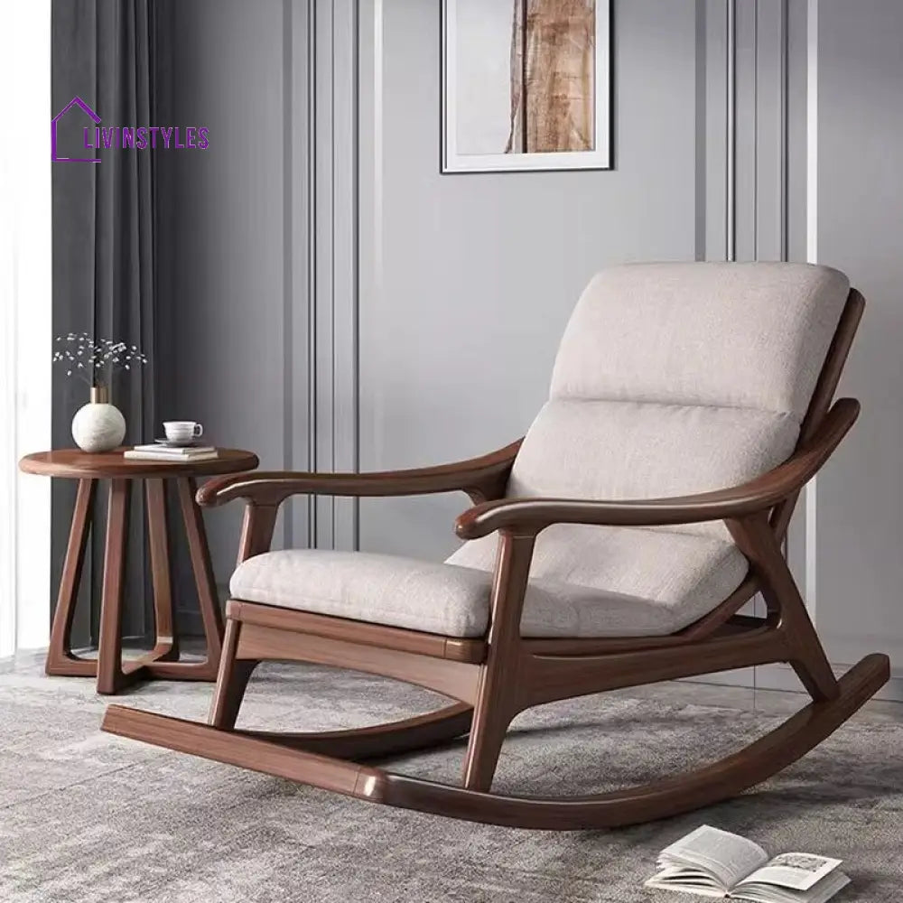 Sienna Solid Wood Rocking Chair for Living Room