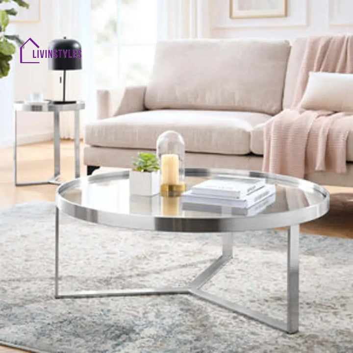 Sienna Stainless Steel Coffee Table For Living Room