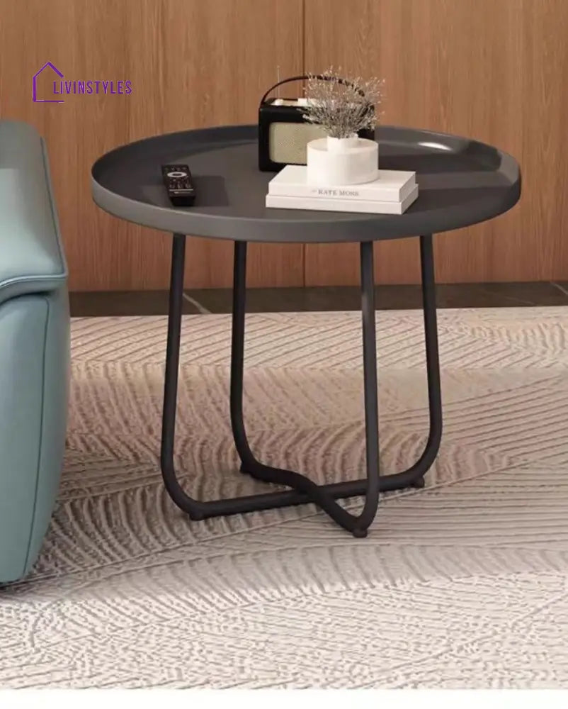 Simple Design Metal Coffee Table Black Tables