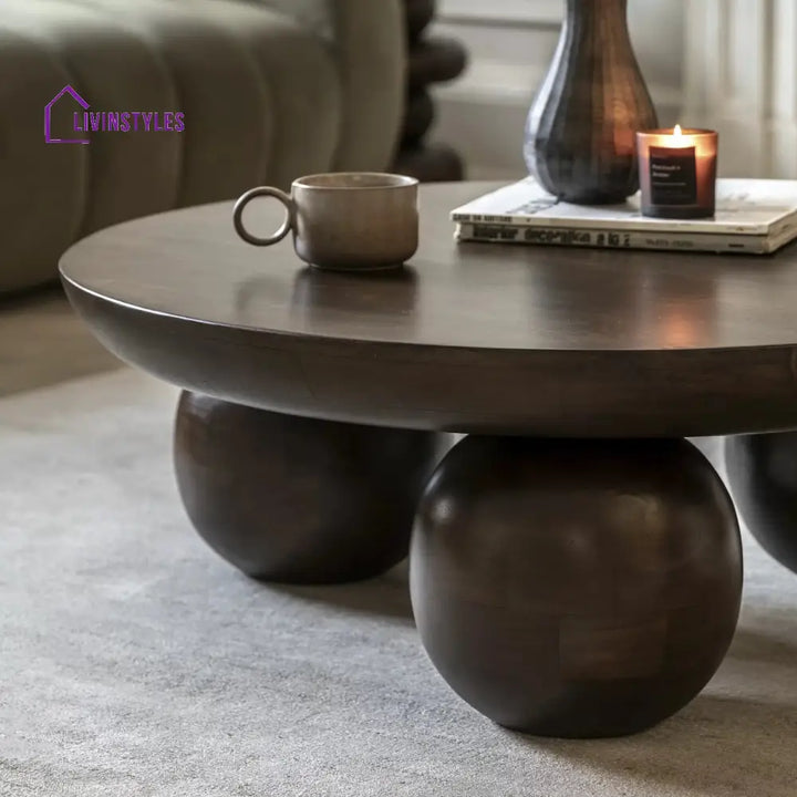 Simran Round Coffee Table Living