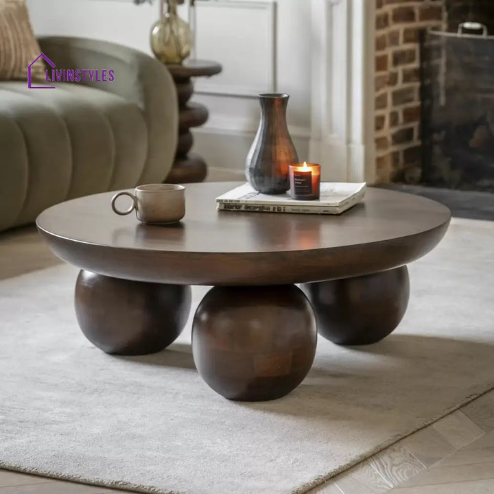 Simran Round Coffee Table Living