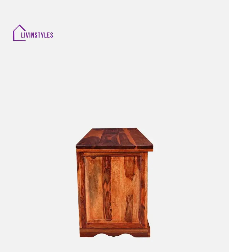 Siramika Sheesham Wood Writing Table In Honey Oak Finish