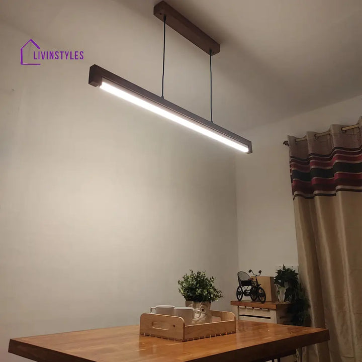 Slimline 48 Brown Baton Led Hanging Lamp Lamps