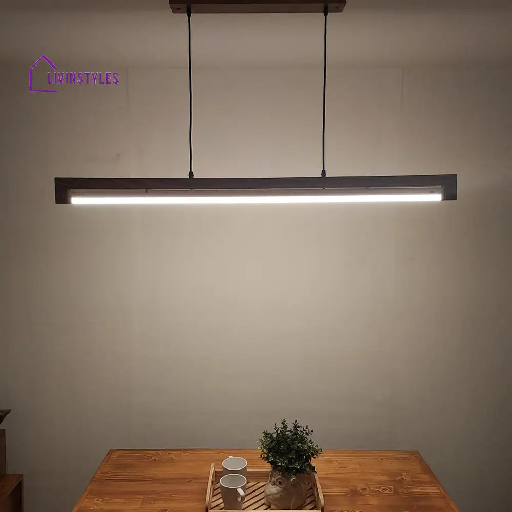 Slimline 48 Brown Baton Led Hanging Lamp Lamps