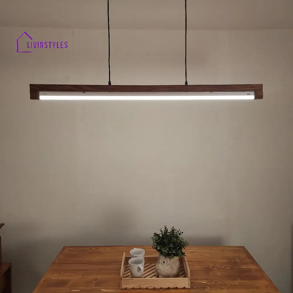 Slimline 48 Brown Baton Led Hanging Lamp Lamps