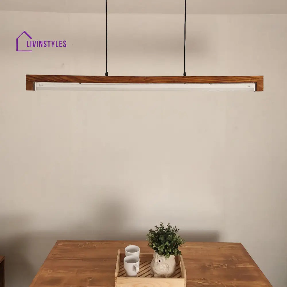 Slimline 48 Brown Baton Led Hanging Lamp Lamps