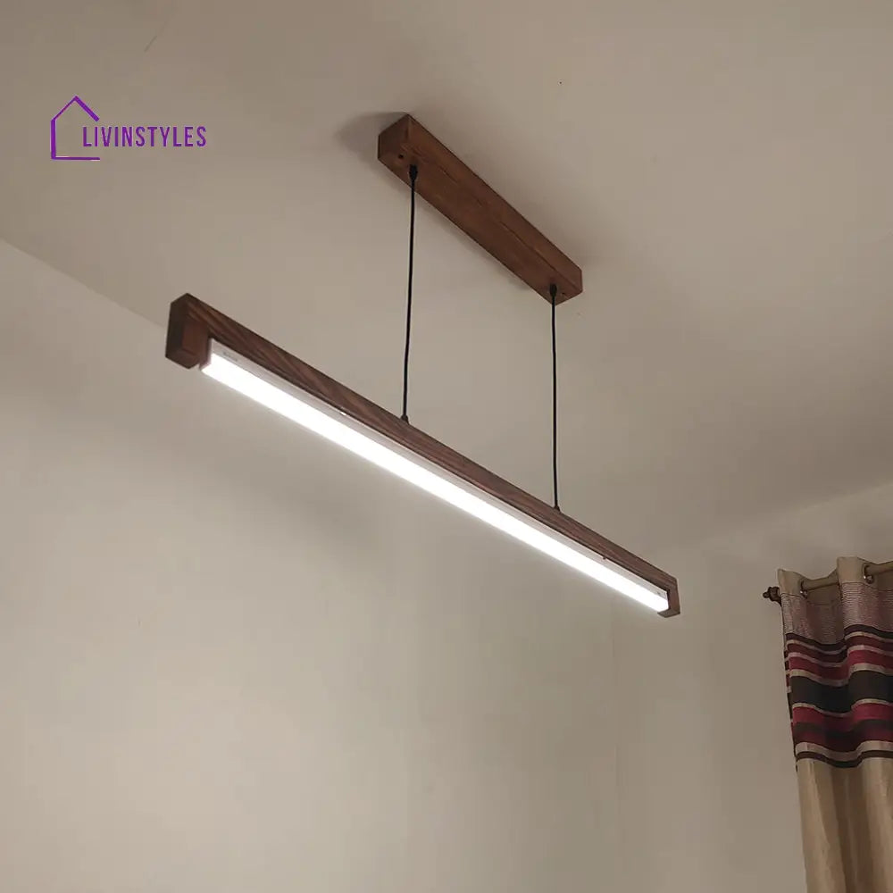 Slimline 48 Brown Baton Led Hanging Lamp Lamps