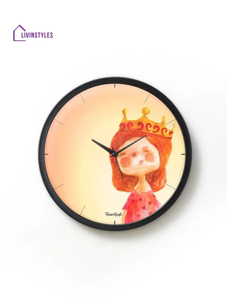 Snooty Princess Multicolor Wall Clock