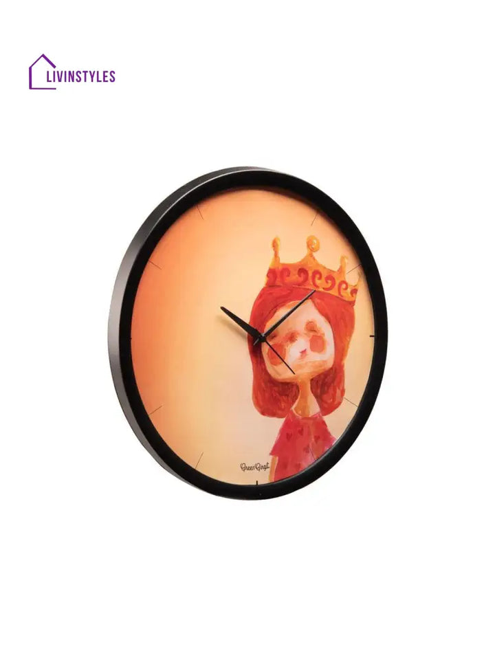 Snooty Princess Multicolor Wall Clock