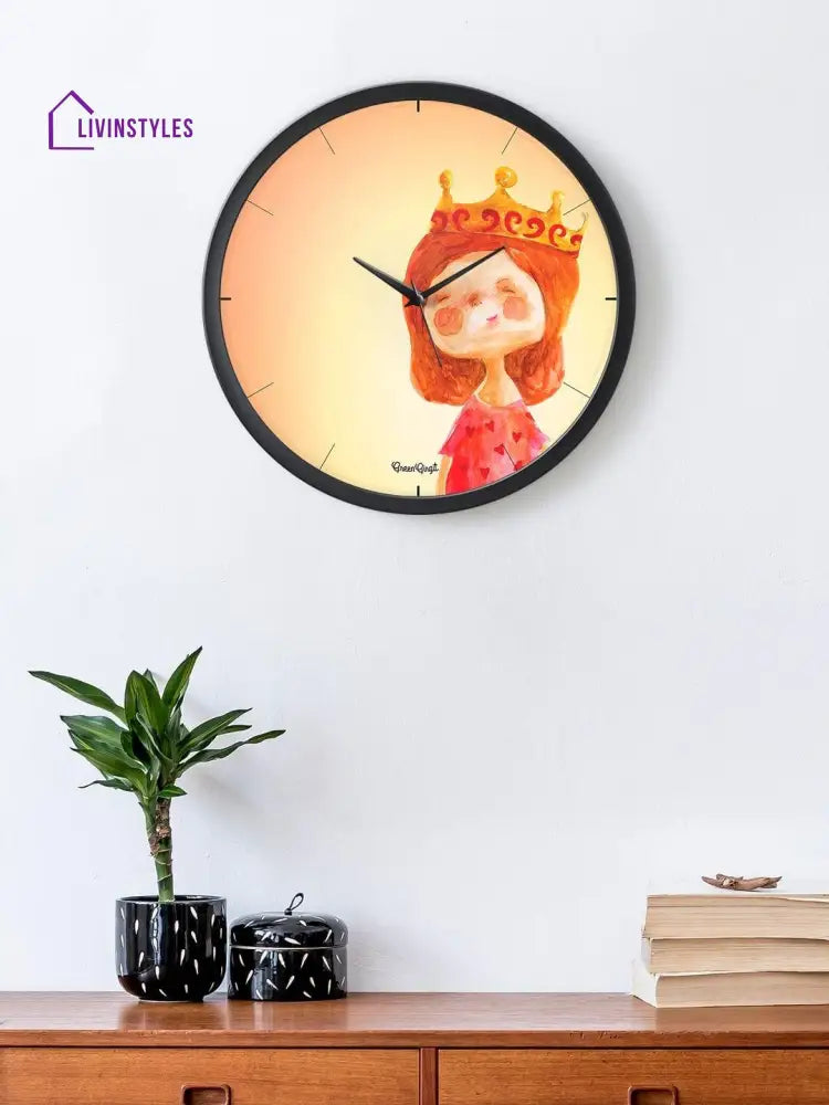 Snooty Princess Multicolor Wall Clock