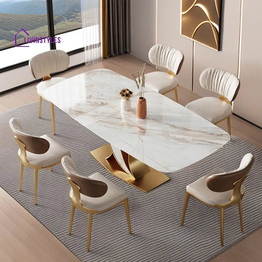 Solace Stainless Steel Dining Table Set