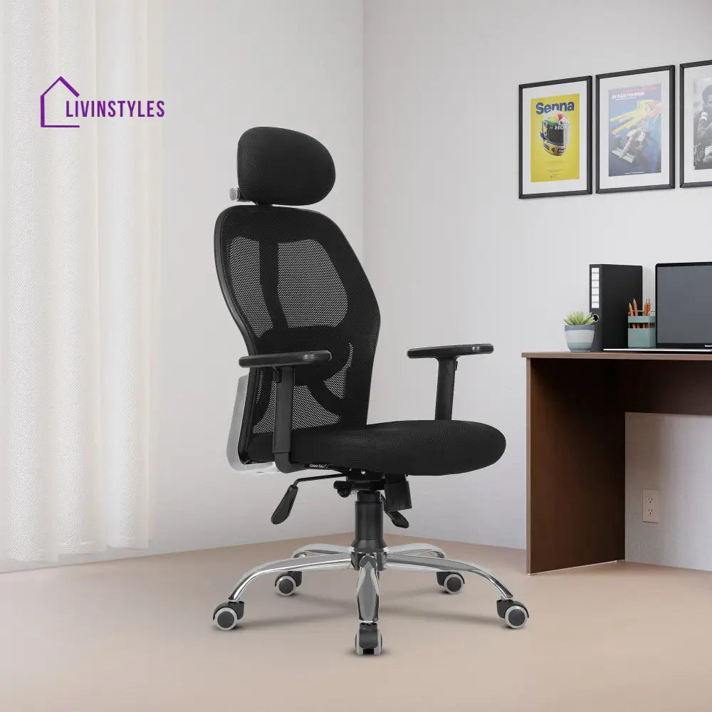 Sourabh New York Classic High Back Mesh Office Chair Efficient Chairs